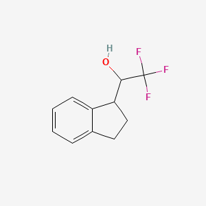 1-(2,3-Dihydro-1h-inden-1-yl)-2,2,2-trifluoroethan-1-ol