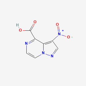 3-Nitropyrazolo[1,5-a]pyrazine-4-carboxylicacid