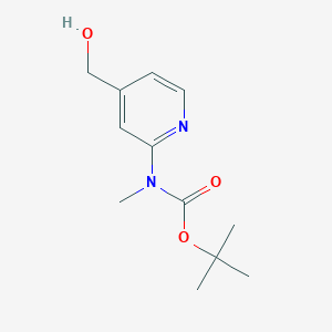 [2-(N-tert-Butoxycarbonyl-N-methylamino)pyridin-4-yl]methanol