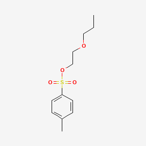 molecular formula C12H18O4S B13555832 2-Propoxyethyl 4-methylbenzenesulfonate 