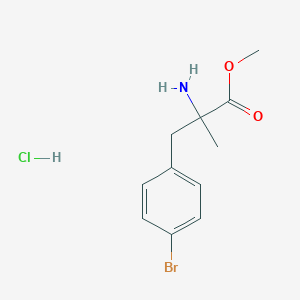 Methyl2-amino-3-(4-bromophenyl)-2-methylpropanoatehydrochloride