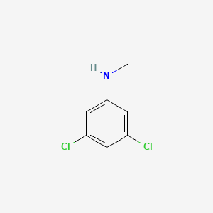 molecular formula C7H7Cl2N B1355586 3,5-Dichloro-N-methylaniline CAS No. 42266-03-5
