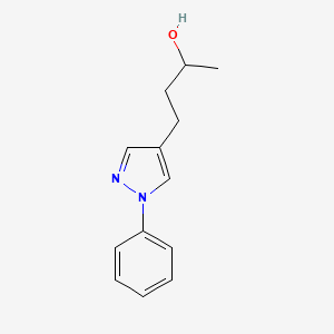 4-(1-Phenyl-1h-pyrazol-4-yl)butan-2-ol