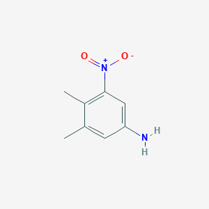 molecular formula C8H10N2O2 B1355590 3,4-Dimethyl-5-nitroaniline CAS No. 64823-22-9