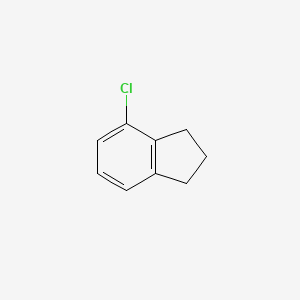 molecular formula C9H9Cl B1355591 4-氯-2,3-二氢-1H-茚烯 CAS No. 15115-61-4