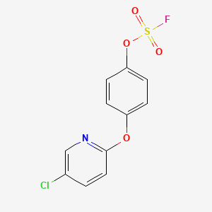 4-[(5-Chloropyridin-2-yl)oxy]phenylfluoranesulfonate