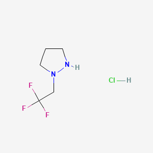 1-(2,2,2-Trifluoroethyl)pyrazolidinehydrochloride