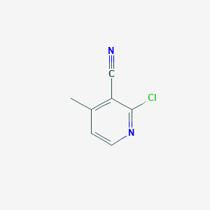 molecular formula C7H5ClN2 B1355596 2-Chloro-4-methylpyridine-3-carbonitrile CAS No. 65169-38-2