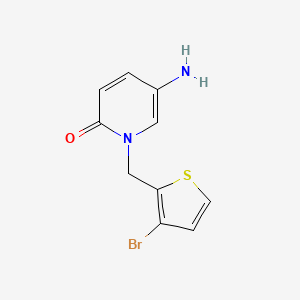 5-Amino-1-((3-bromothiophen-2-yl)methyl)pyridin-2(1h)-one