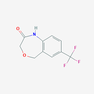 7-(Trifluoromethyl)-1,2,3,5-tetrahydro-4,1-benzoxazepin-2-one