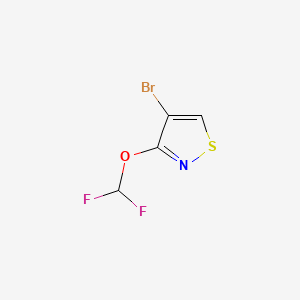 4-Bromo-3-(difluoromethoxy)-1,2-thiazole