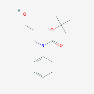 tert-butyl N-(3-hydroxypropyl)-N-phenylcarbamate