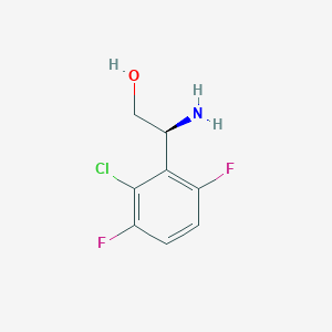 (s)-2-Amino-2-(2-chloro-3,6-difluorophenyl)ethan-1-ol