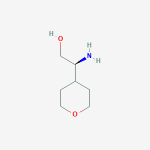 (2S)-2-amino-2-(oxan-4-yl)ethan-1-ol