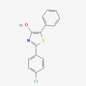 2-(4-Chlorophenyl)-5-phenyl-1,3-thiazol-4-ol