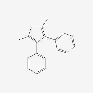 (2,4-Dimethyl-5-phenylcyclopenta-1,4-dien-1-YL)benzene