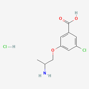 3-(2-Aminopropoxy)-5-chlorobenzoic acid hydrochloride