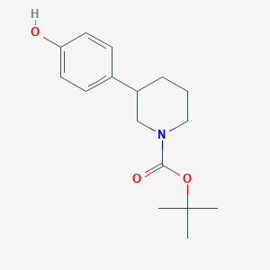 Tert-butyl 3-(4-hydroxyphenyl)piperidine-1-carboxylate