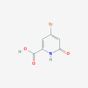 molecular formula C6H4BrNO3 B13556077 4-Bromo-6-hydroxypicolinic acid 