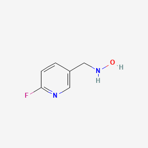 N-((6-Fluoropyridin-3-yl)methyl)hydroxylamine