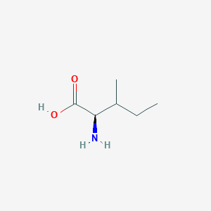 molecular formula C6H13NO2 B13556105 (2R)-2-amino-3-methylpentanoic acid 