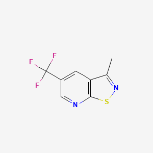 3-Methyl-5-(trifluoromethyl)-[1,2]thiazolo[5,4-b]pyridine