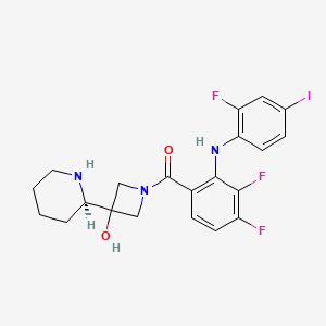 molecular formula C21H21F3IN3O2 B1355617 Cobimetinib (R-enantiomer) CAS No. 934660-94-3