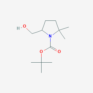 Tert-butyl 5-(hydroxymethyl)-2,2-dimethylpyrrolidine-1-carboxylate