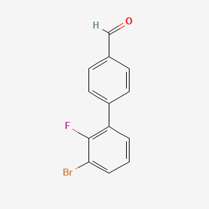 3'-Bromo-2'-fluoro-[1,1'-biphenyl]-4-carbaldehyde