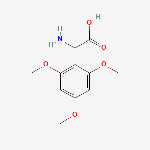 2-Amino-2-(2,4,6-trimethoxyphenyl)acetic acid