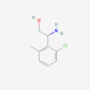 (R)-2-Amino-2-(2-chloro-6-methylphenyl)ethan-1-ol