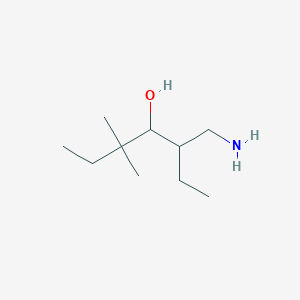 5-(Aminomethyl)-3,3-dimethylheptan-4-ol