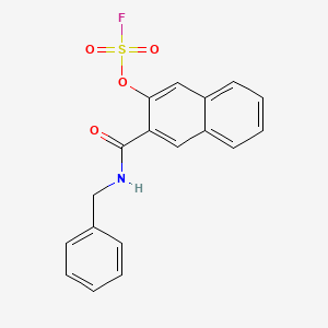 3-(Benzylcarbamoyl)naphthalen-2-ylfluoranesulfonate