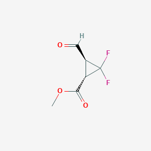 rac-methyl(1R,3R)-2,2-difluoro-3-formylcyclopropane-1-carboxylate