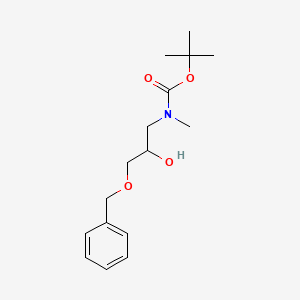 Tert-butyl (3-(benzyloxy)-2-hydroxypropyl)(methyl)carbamate