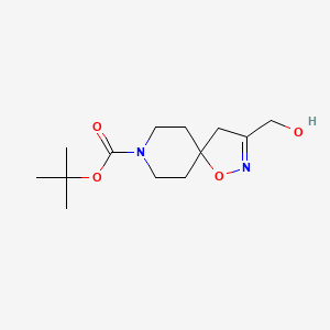 Tert-butyl 3-(hydroxymethyl)-1-oxa-2,8-diazaspiro[4.5]dec-2-ene-8-carboxylate