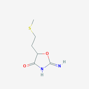 2-Amino-5-[2-(methylsulfanyl)ethyl]-4,5-dihydro-1,3-oxazol-4-one