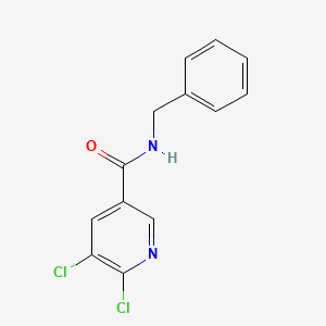 N-benzyl-5,6-dichloropyridine-3-carboxamide