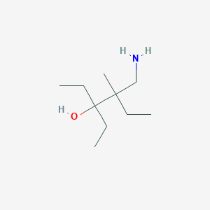 4-(Aminomethyl)-3-ethyl-4-methylhexan-3-ol