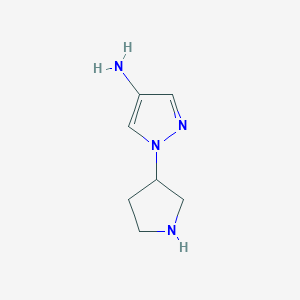 1-(pyrrolidin-3-yl)-1H-pyrazol-4-amine