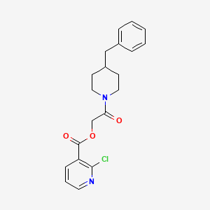 [2-(4-Benzylpiperidin-1-yl)-2-oxoethyl] 2-chloropyridine-3-carboxylate