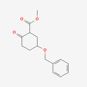 Methyl 5-(benzyloxy)-2-oxocyclohexane-1-carboxylate