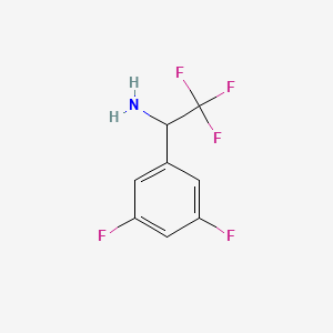 1-(3,5-Difluoro-phenyl)-2,2,2-trifluoro-ethylamine