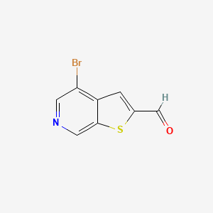 4-Bromothieno[2,3-c]pyridine-2-carbaldehyde