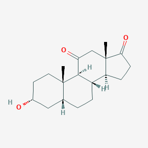 molecular formula C₁₉H₂₈O₃ B135568 11-酮脱氧胆甾醇酮 CAS No. 739-27-5