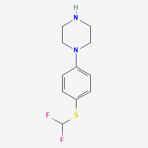 1-(4-((Difluoromethyl)thio)phenyl)piperazine