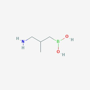 (3-Amino-2-methylpropyl)boronic acid