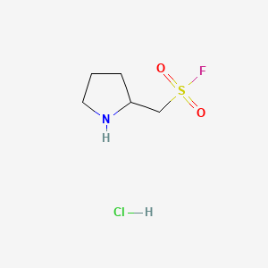 (Pyrrolidin-2-yl)methanesulfonylfluoridehydrochloride