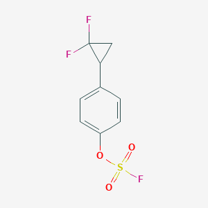 4-(2,2-Difluorocyclopropyl)phenylfluoranesulfonate