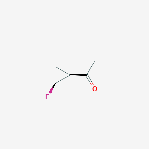 rac-1-[(1R,2R)-2-fluorocyclopropyl]ethan-1-one, cis